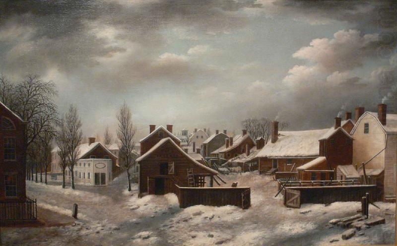 Winter Scene in Brooklyn, Francis Guy